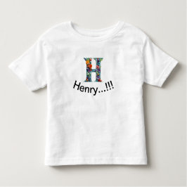 H, benannt kleinkind t-shirt