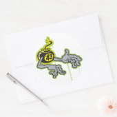 H Bomb 43 Runder Aufkleber (Umschlag)