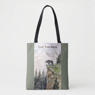 H. Bullock Webster - Bär auf Klippe Tasche