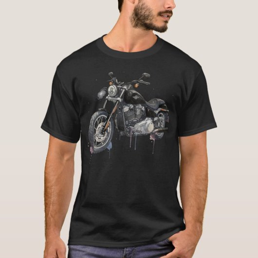 H.D Motorrad T-Shirt (Vorderseite)