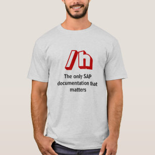 /h, die einzige SAP-Dokumentation, die ist T-Shirt