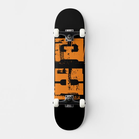 H E Skateboard (Vorderseite)