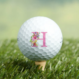 H Floral Golfball