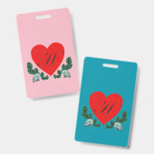 H für Hippopotamusse Ausweis (Vorder- & Rückseite)