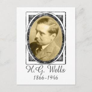 H. G. Wells Postkarte
