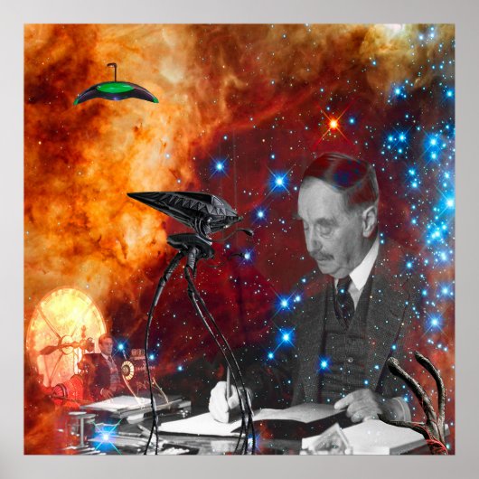 H.G.Wells-Science Fiction Poster (Vorne)