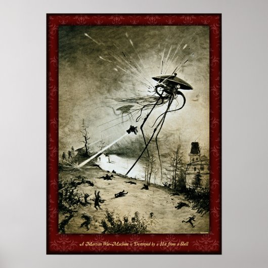 H G Wells War of the Worlds Poster 1 (Vorne)