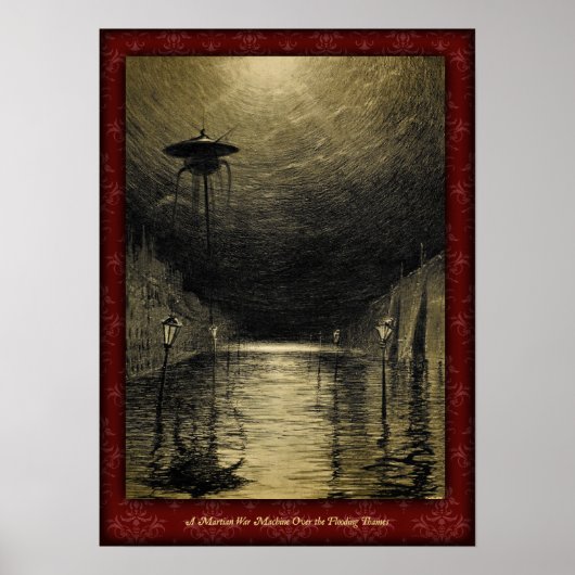 H G Wells War of the Worlds Poster 3 (Vorne)