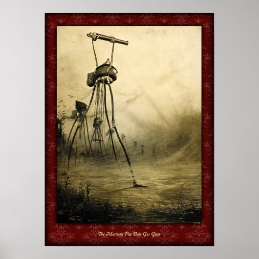 H G Wells War of the Worlds Poster 4 (Vorne)