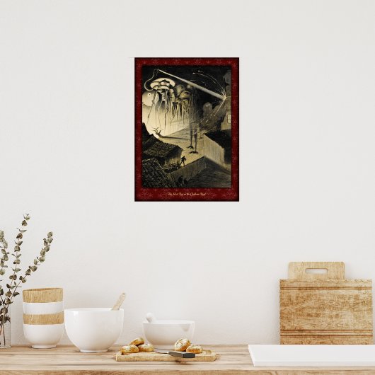 H G Wells War of the Worlds Poster 5 (Küche)