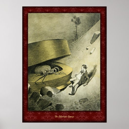 H G Wells War of the Worlds Poster 6 (Vorne)