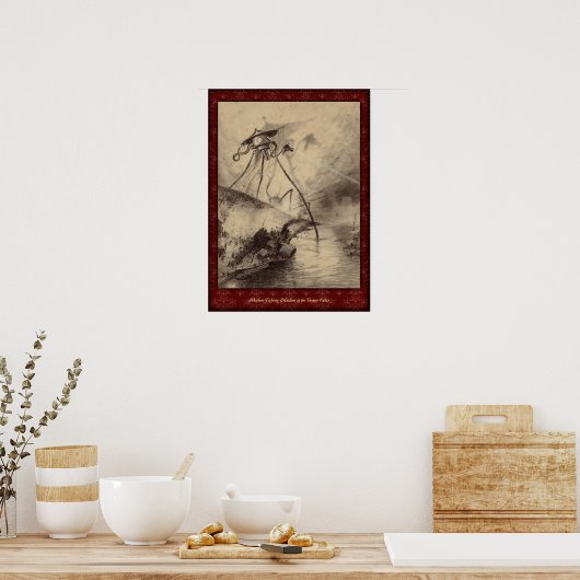 H G Wells War of the Worlds Poster 8 (Küche)