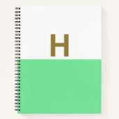 H Gold ErstNotebook Notizblock (Vorderseite)