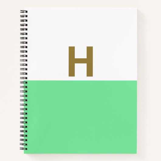 H Gold ErstNotebook Notizblock (Vorderseite)