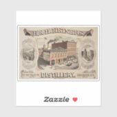 H. & H. Reiners Distillery Gebäude in Brooklyn, Ny Aufkleber (Blatt)