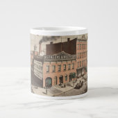H. & H. Reiners Distillery Gebäude in Brooklyn, Ny Jumbo-Tasse (Vorderseite)