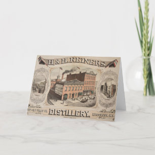 H. & H. Reiners Distillery Gebäude in Brooklyn, Ny Karte