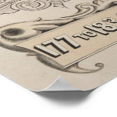 H. & H. Reiners Distillery Gebäude in Brooklyn, Ny Poster (Ecke)