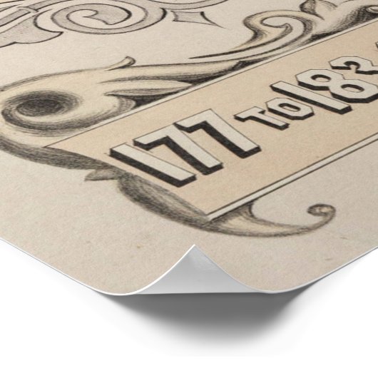 H. & H. Reiners Distillery Gebäude in Brooklyn, Ny Poster (Ecke)