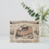 H. & H. Reiners Distillery Gebäude in Brooklyn, Ny Postkarte (Stehend Vorderseite)