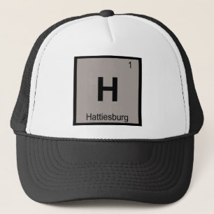 H - Hattiesburg Mississippi Chemie-Stadtsymbol Truckerkappe