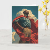 H) Hero-Vater Karte (Gelbe Blume)