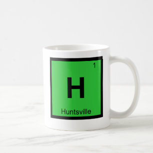 H - Huntsville-Stadt-Chemie-Periodensystem Kaffeetasse