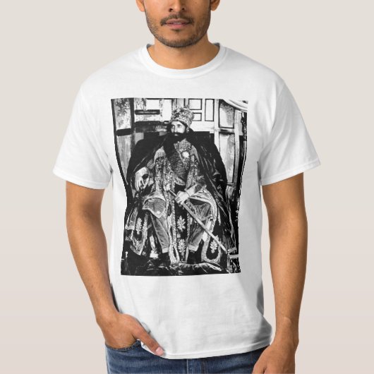 H.I.M. HAILE SELASSIE I - T - SHIRT (Vorderseite)