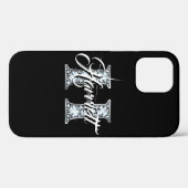H Imitate Diamantblende Monogramm Case-Mate iPhone Hülle (Rückseite (Horizontal))