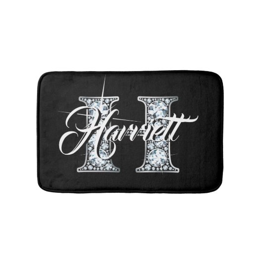 H Imitate Diamond Monogram Badematte (Vorderseite)