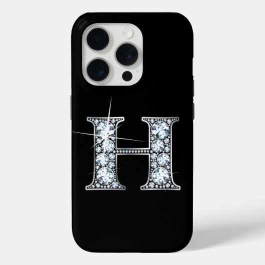 H Imitate Diamond Monogram Case-Mate iPhone Hülle (Rückseite)