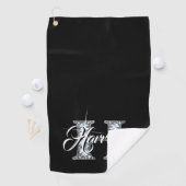 H Imitate Diamond Monogram Golfhandtuch (Insitu)