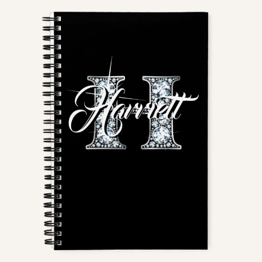 H Imitate Diamond Monogram Notizblock (Vorderseite)