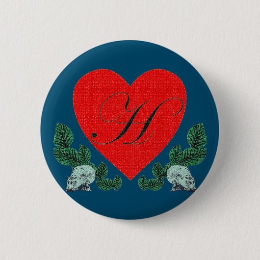 H in einem Herzen Button (Vorderseite)