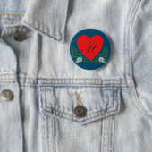 H in einem Herzen Button (Beispiel)