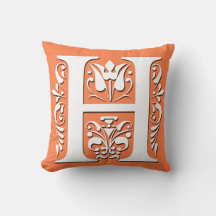 H Initialbuchstabe Monogramm - Kissen