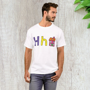 H ist für den T - Shirt von Hausmännern bestimmt