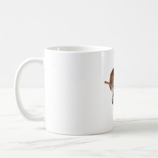 H ist für die Ernte der Maus Kaffeetasse (Links)