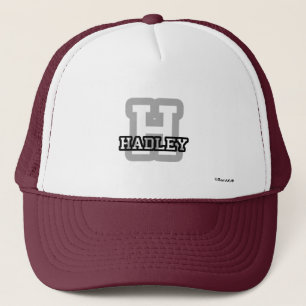 H ist für Hadley Truckerkappe