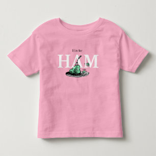 "H ist für HAM"   Alphabet-Design Kleinkind T-shirt