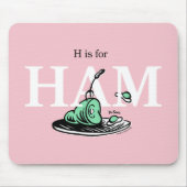 "H ist für HAM" | Alphabet-Design Mousepad (Vorne)