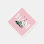 "H ist für HAM" | Alphabet-Design Serviette (Ecke)