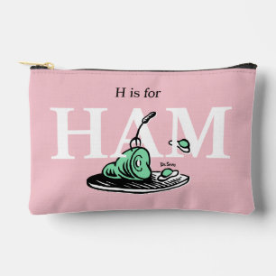 "H ist für HAM"   Alphabet-Design Zubehörtasche