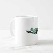 H ist für Hawksbill Turtle Kaffeetasse (Vorderseite Links)
