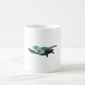 H ist für Hawksbill Turtle Kaffeetasse (Mittel)