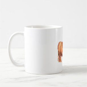 H ist für Highland Cow Kaffeetasse