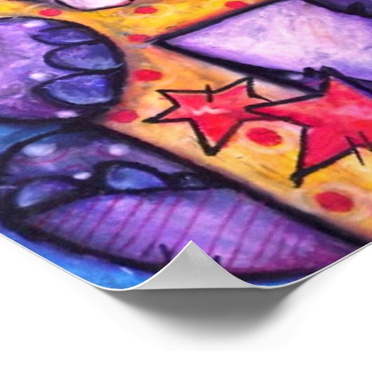 H ist für Hippo Poster (Ecke)