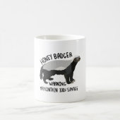 H ist für Honey Badger Kaffeetasse (Mittel)