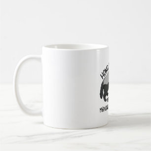 H ist für Honey Badger Kaffeetasse