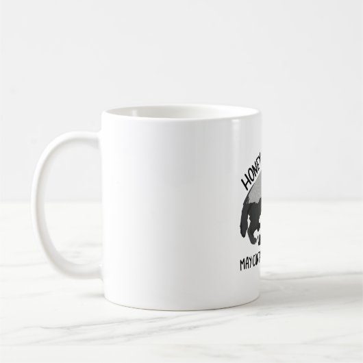 H ist für Honey Badger Kaffeetasse (Links)
